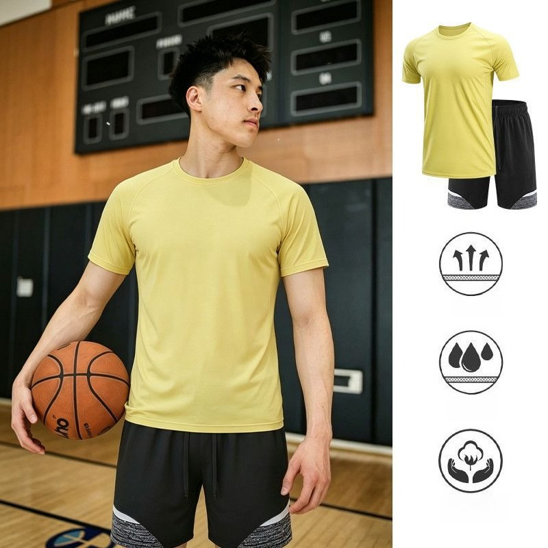 Fitness Suit Athletic O-Neck S - Yoga Fitness Wear ulasan dan harga
