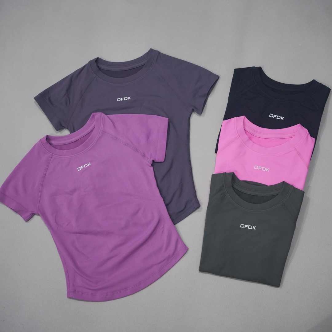 DFDK Ladies Crew Neck Short Sl - Yoga Daily Fitness ulasan dan harga