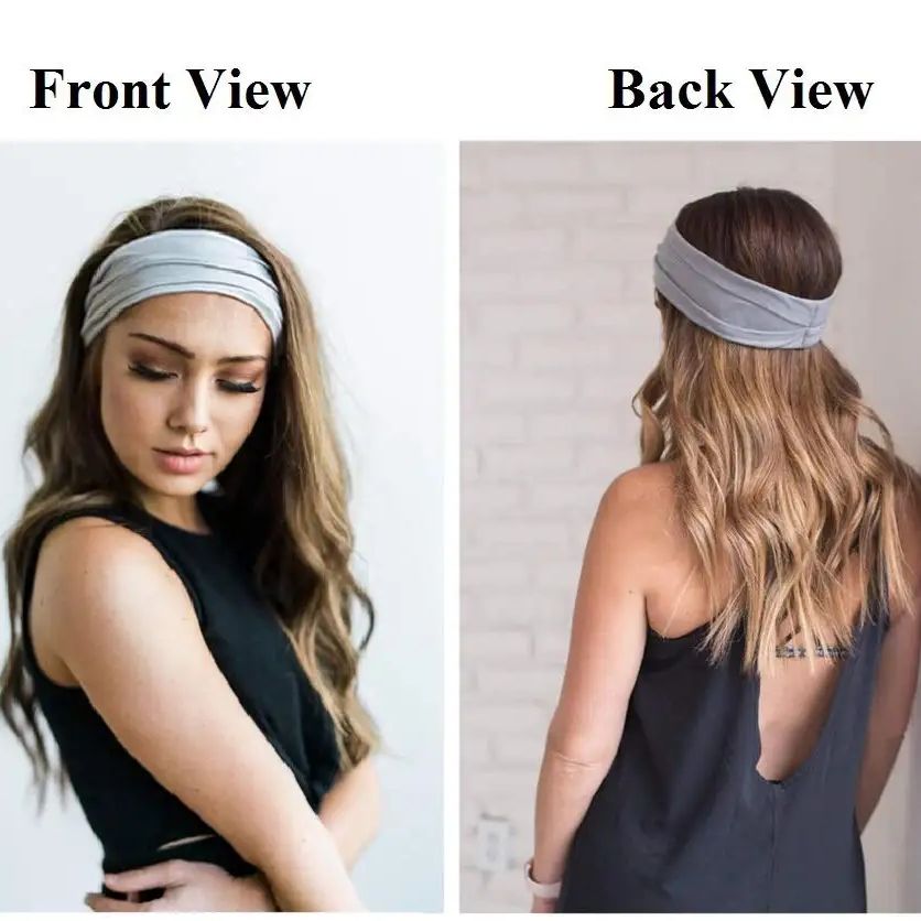 New Solid Color Elastic Hair B - Stretch Strap Yoga ulasan dan harga