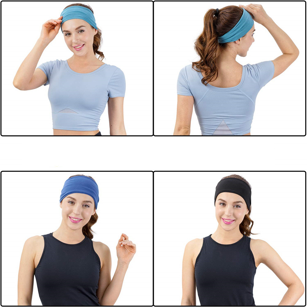 Solid Color Sports Yoga Headba - Stretch Strap Yoga ulasan dan harga
