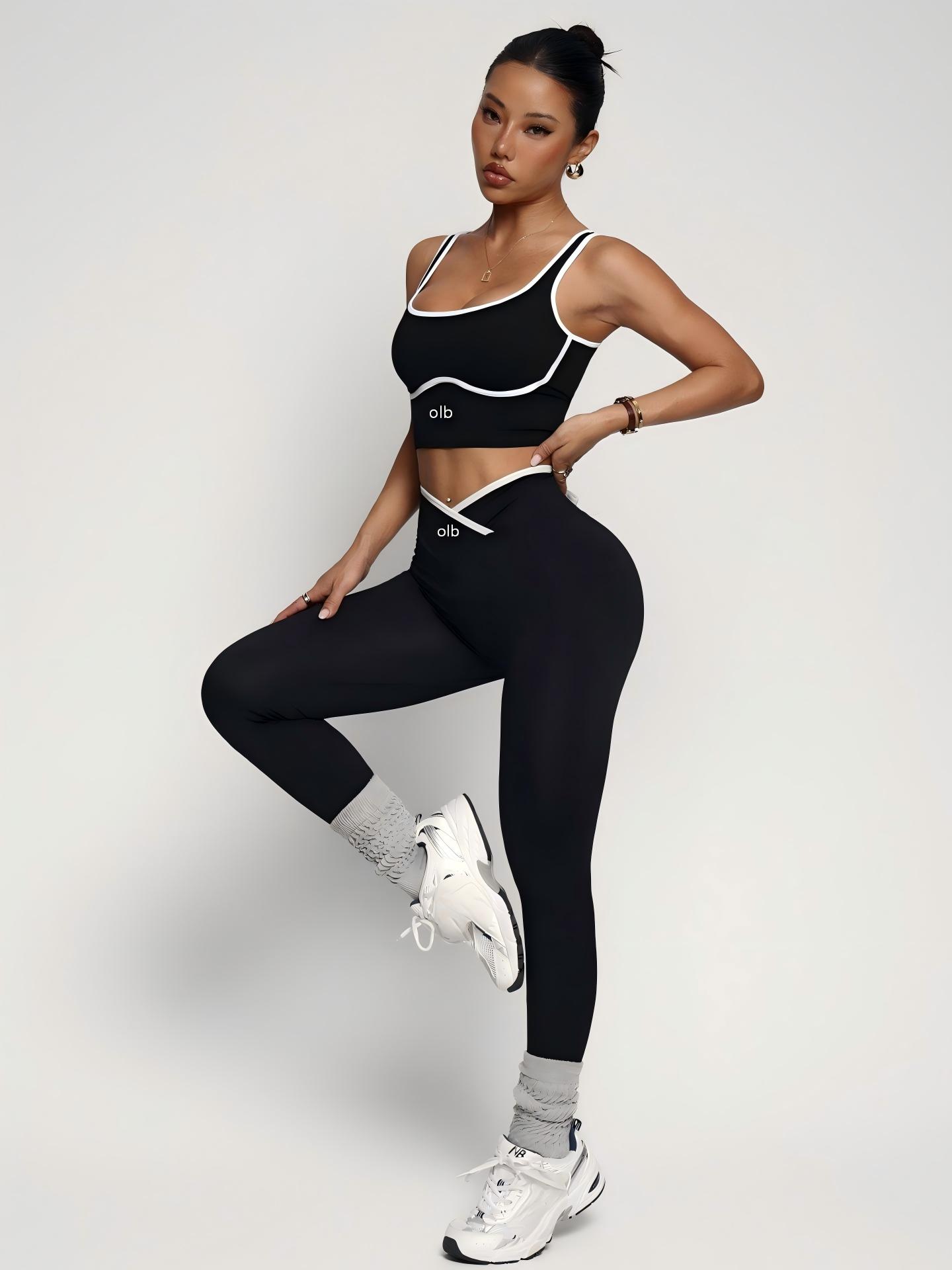 2-piece new sports bra vest pa - Yoga Fitness Wear ulasan dan harga