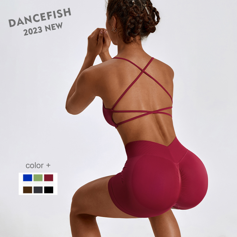 DANCEFISH 2023 Women Seamless  - Yoga Daily Fitness ulasan dan harga