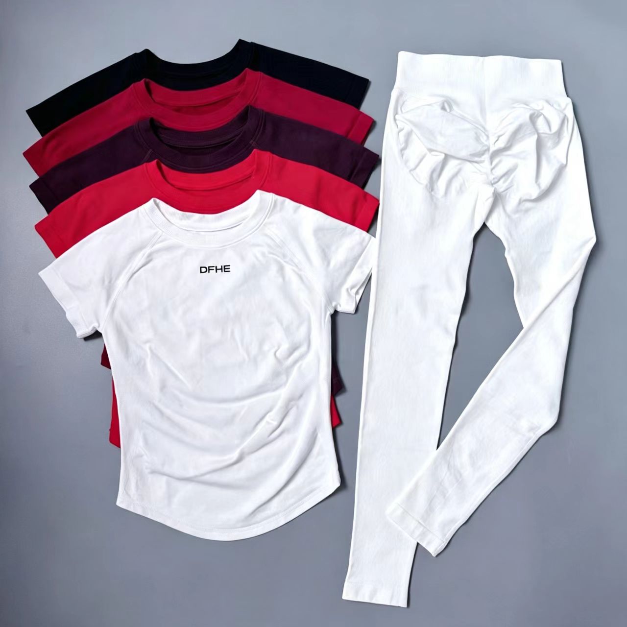 DFHE Slim Fitness Tracksuit, S - Yoga Daily Fitness ulasan dan harga