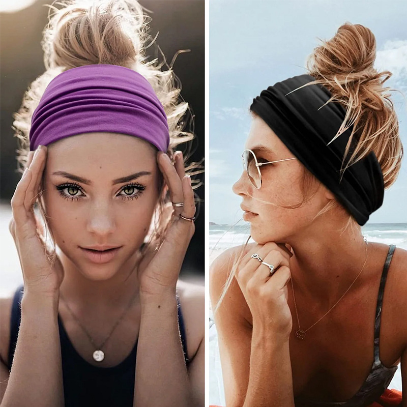Sweatband for Men Women Elasti - Stretch Strap Yoga ulasan dan harga