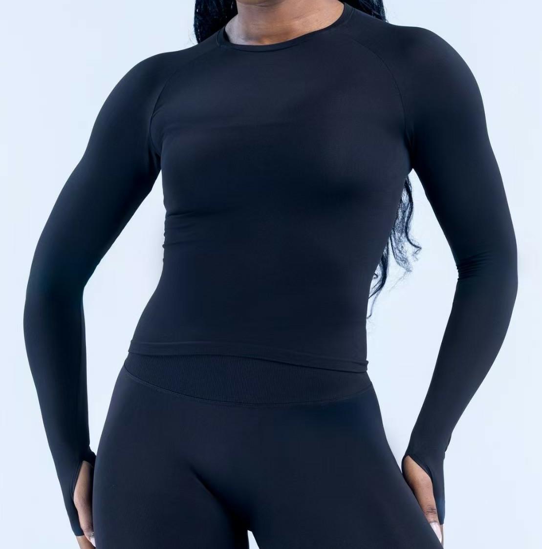 Dl0go Women Seamless Yoga T-sh - Yoga Fitness Wear ulasan dan harga