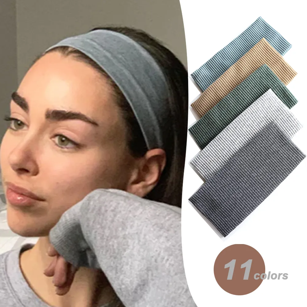 Women Solid Color Headband Yog - Stretch Strap Yoga ulasan dan harga