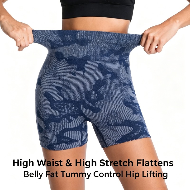 Summer Camouflage Ribbed Women - Yoga Daily Fitness ulasan dan harga