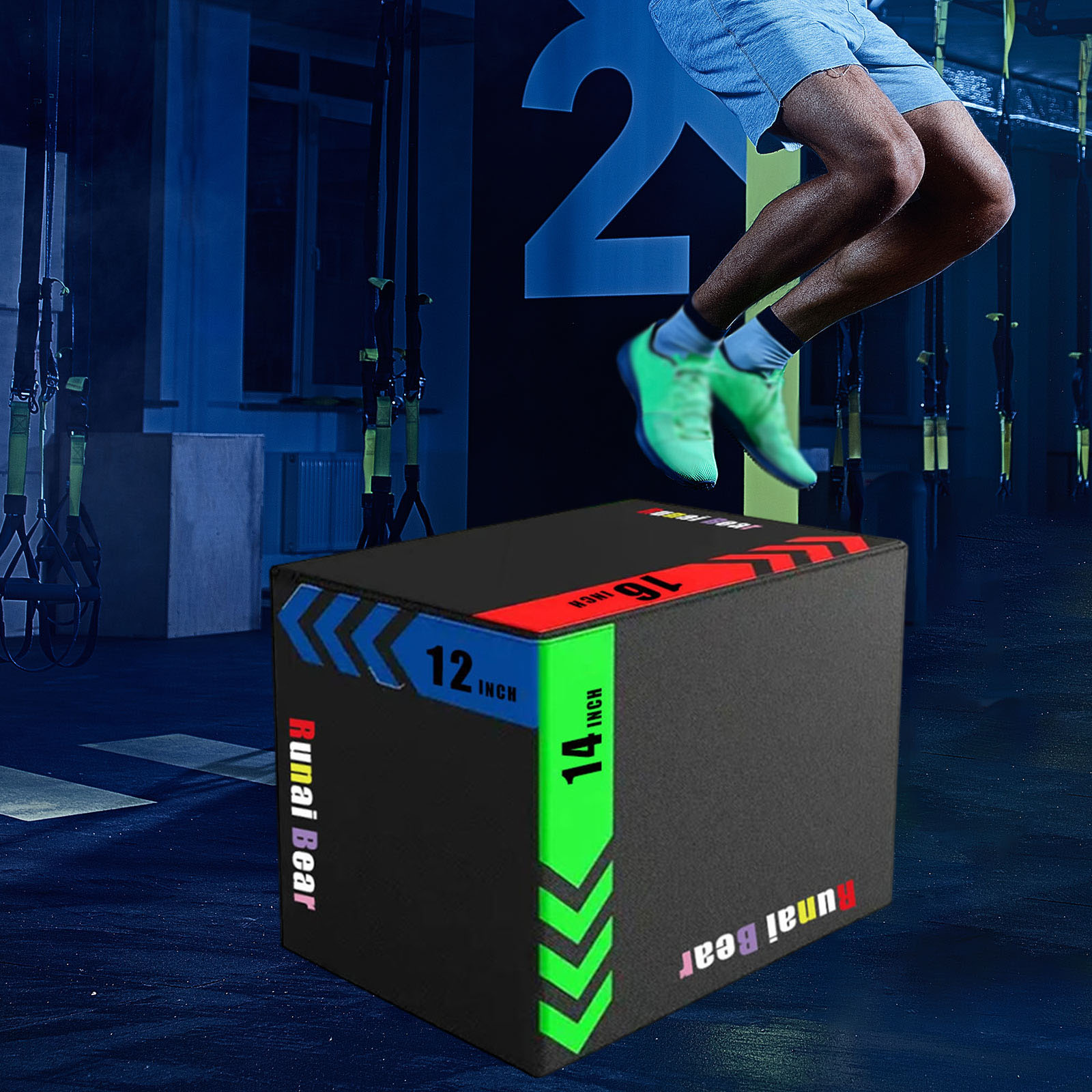 Plyo Jumping Exercise Box Port - Plyo Jump Box ulasan dan harga