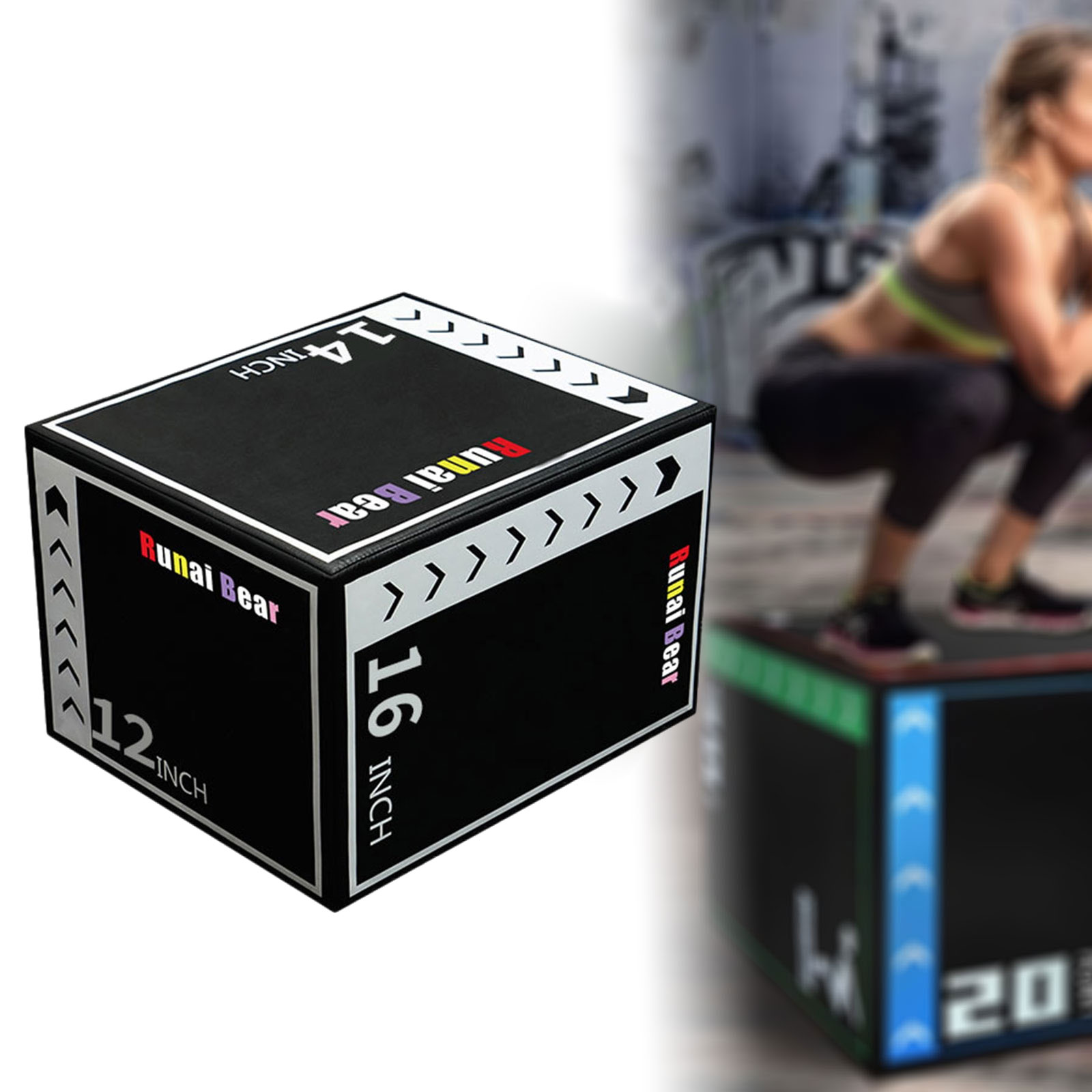 Plyo Jumping Exercise Box Port - Plyo Jump Box ulasan dan harga