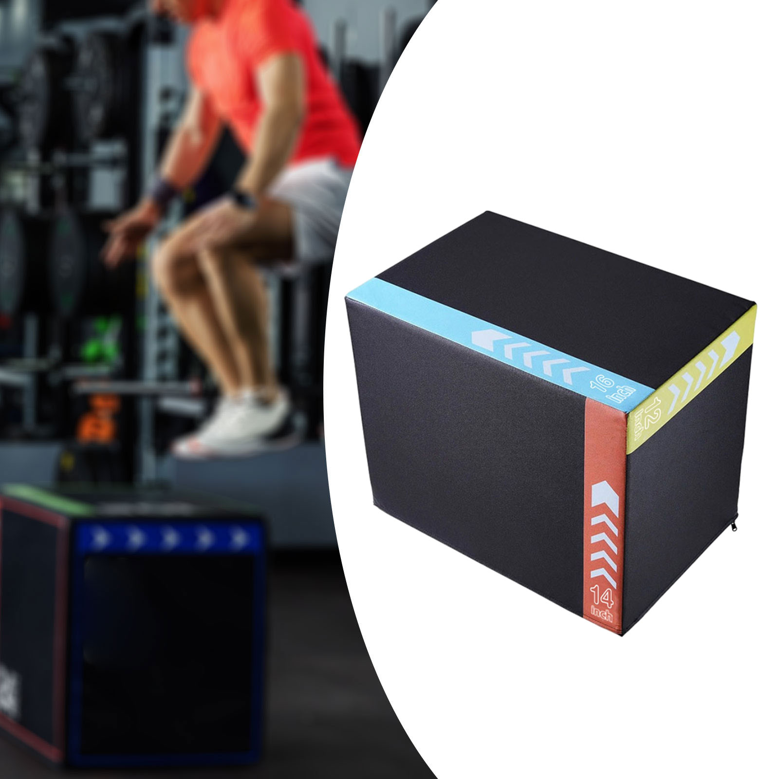 Plyo Jumping Exercise Box Port - Plyo Jump Box ulasan dan harga