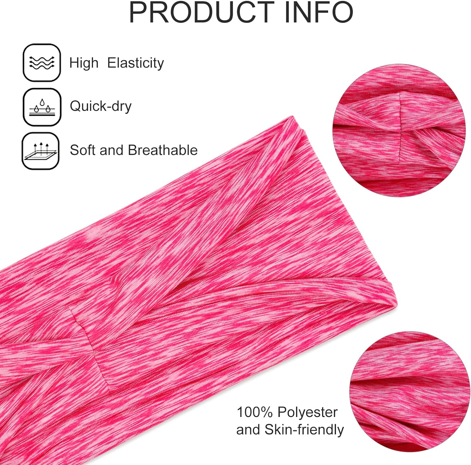 Unisex Non Slip Sweatbands  Wi - Stretch Strap Yoga ulasan dan harga