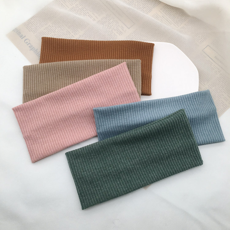 Solid Color Headbands for Woma - Stretch Strap Yoga ulasan dan harga