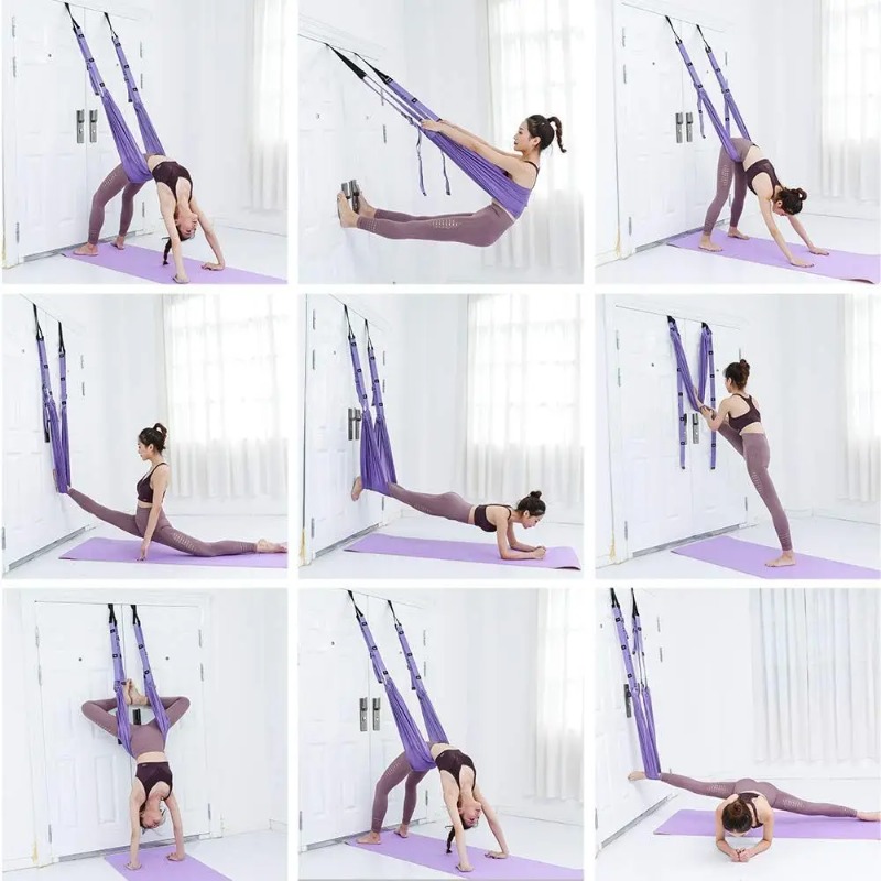 Adjustable Aerial Yoga Hammock - Stretch Strap Yoga ulasan dan harga